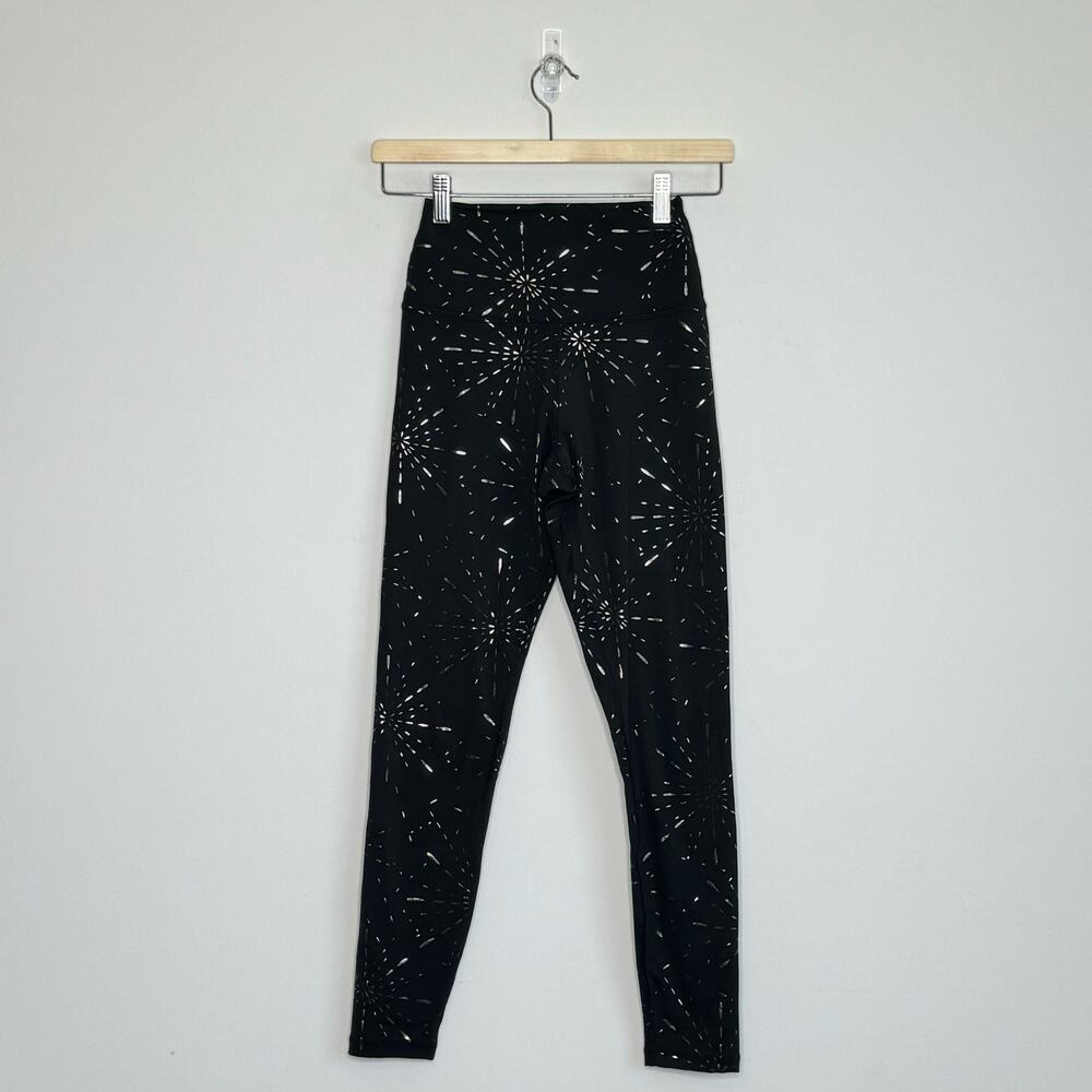 GLYDER | Black Firework Leggings | XXS - Picture 2 of 5